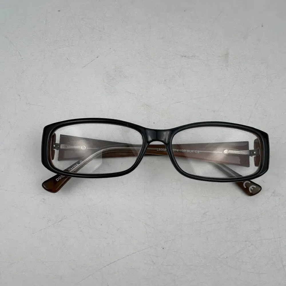 Lantis Optical L6002 Eyeglasses Frame Unisex Kids‎ Black Brown Plastic 52-14-130